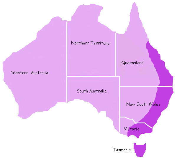 Foto: Dziobak australijski - występowanie